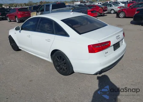 2013 Audi A6 3.0T Premium from USA, damaged, VIN WAUHGAFC6DN032706